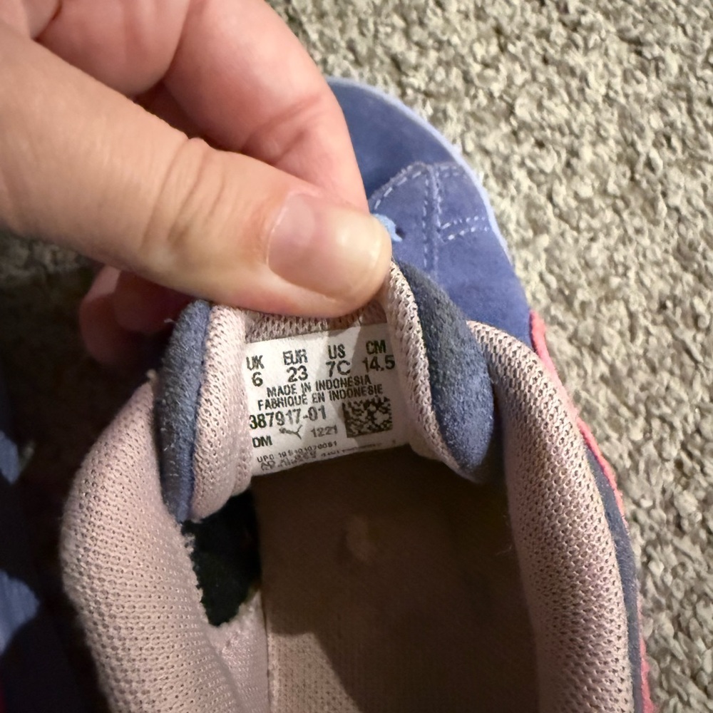 Puma Kids Sneakers - Coral Suede - Picture 9 of 13